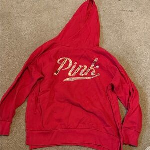 PINK Victoria's Secret Red Hoodie